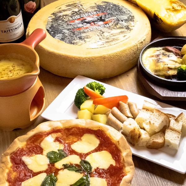 【思う存分チーズを楽しめる2種類のコース料理】