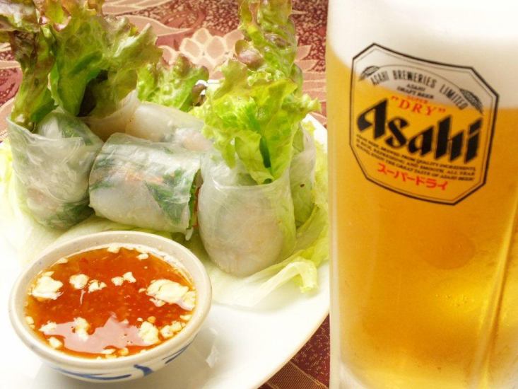 貸切は20名様～！タイ料理、インド料理が楽しめるコース☆