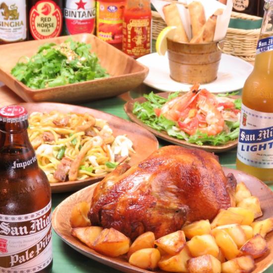 Unusual in Tokyo! Attentive Rotisseri - Feel free to chicken and Filipino cuisine ♪
