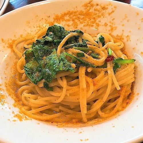 イタリア産からすみのペペロンチーノ